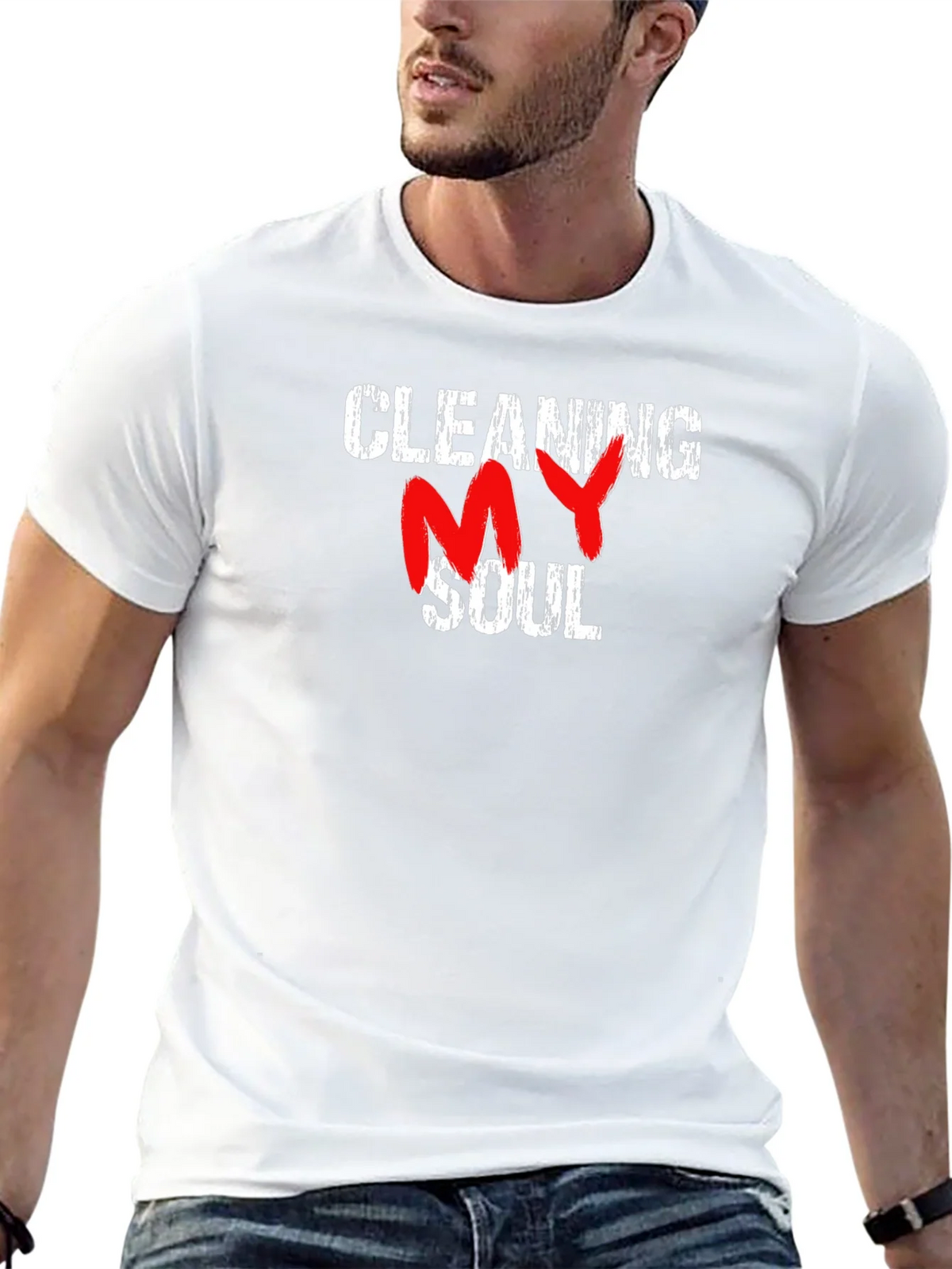 Cleaning My Soul T-Shirt - Grunge Style