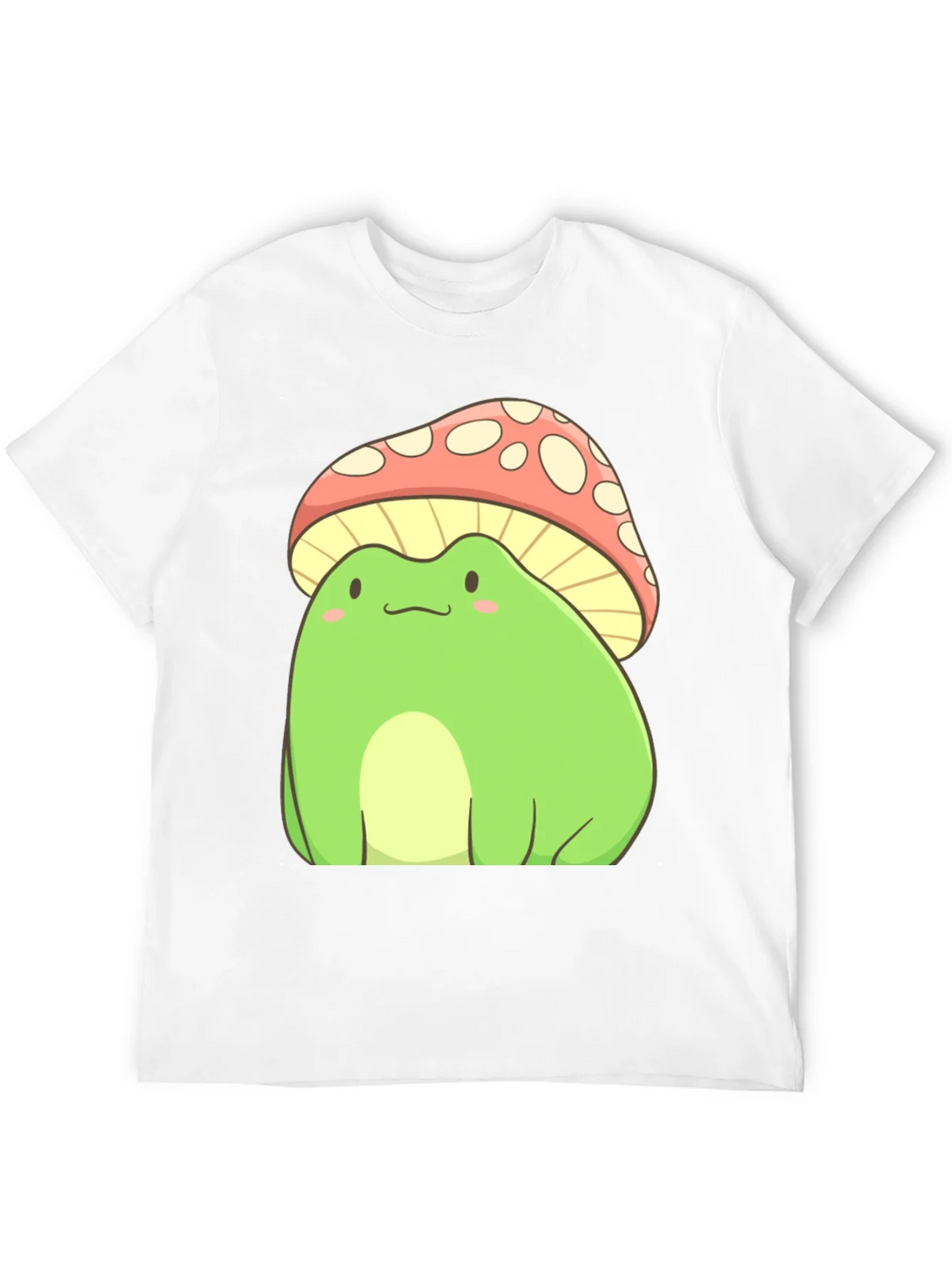 Frog Mushroom T-Shirt - Cute Cartoon Style