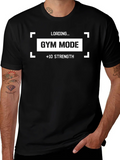 Gym Mode Loading Funny Workout Shirt