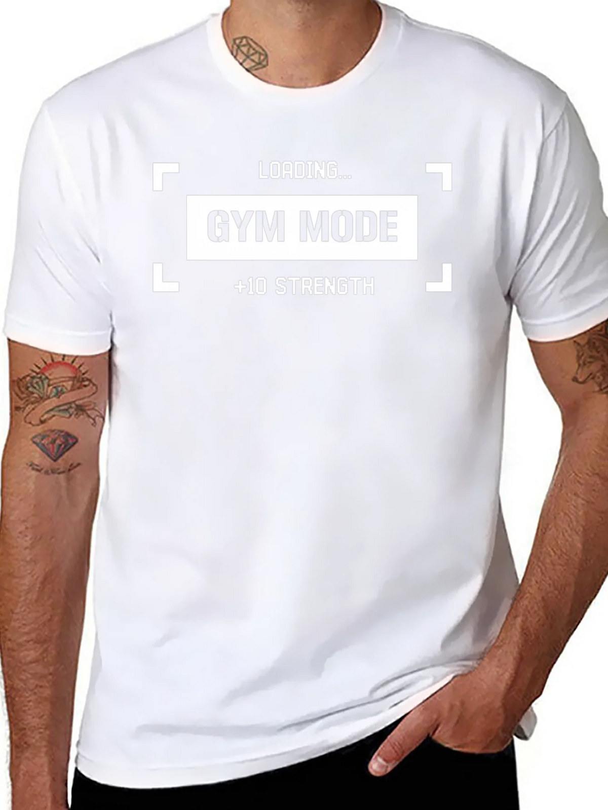 Gym Mode Loading Funny Workout Shirt