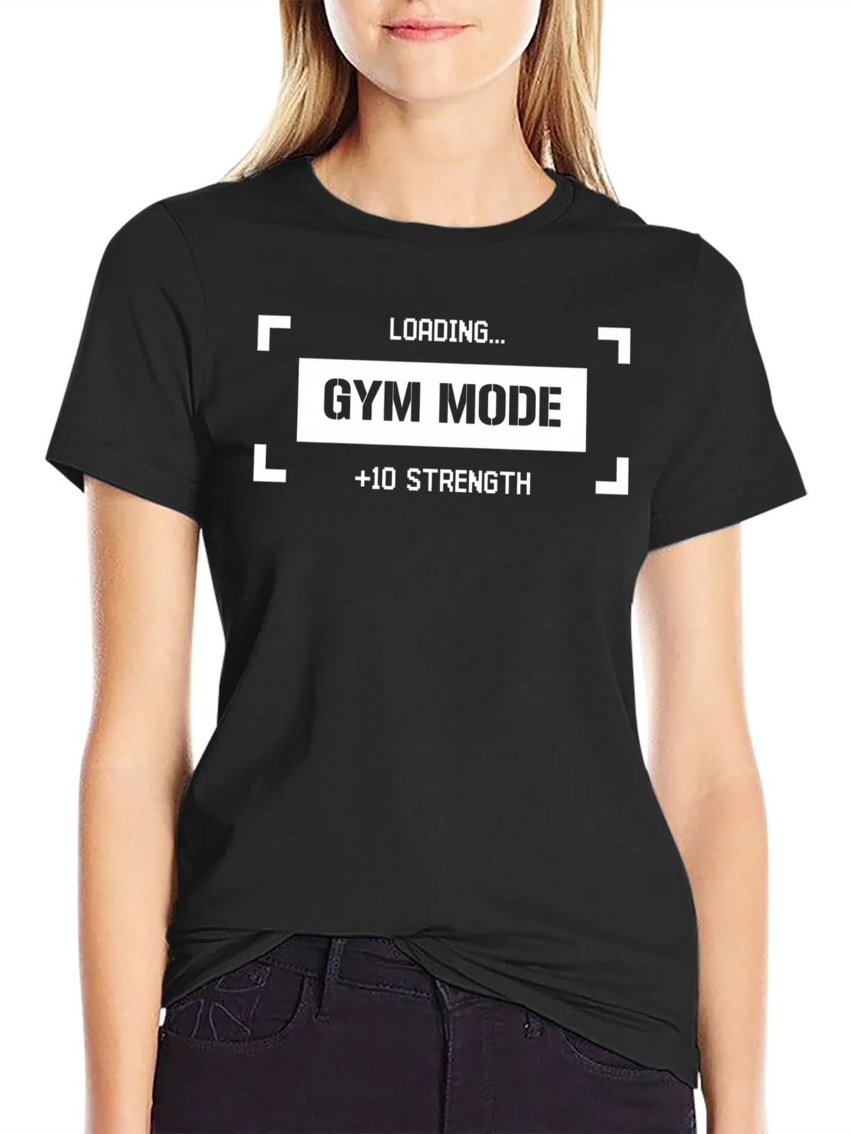 Gym Mode Loading Funny Workout Shirt