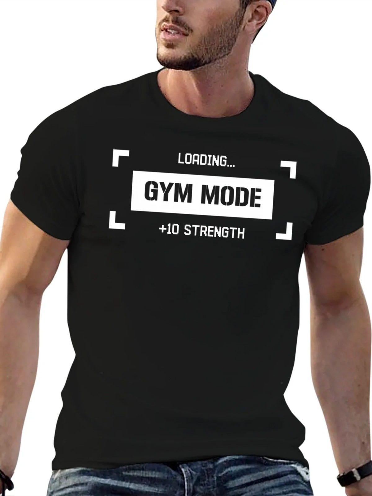 Gym Mode Loading Funny Workout Shirt