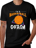 Basketball Coach Graphic T-Shirt