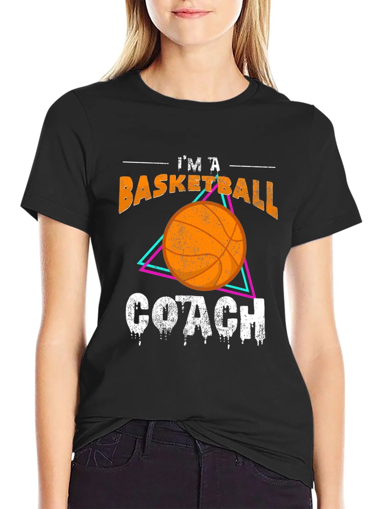 Basketball Coach Graphic T-Shirt